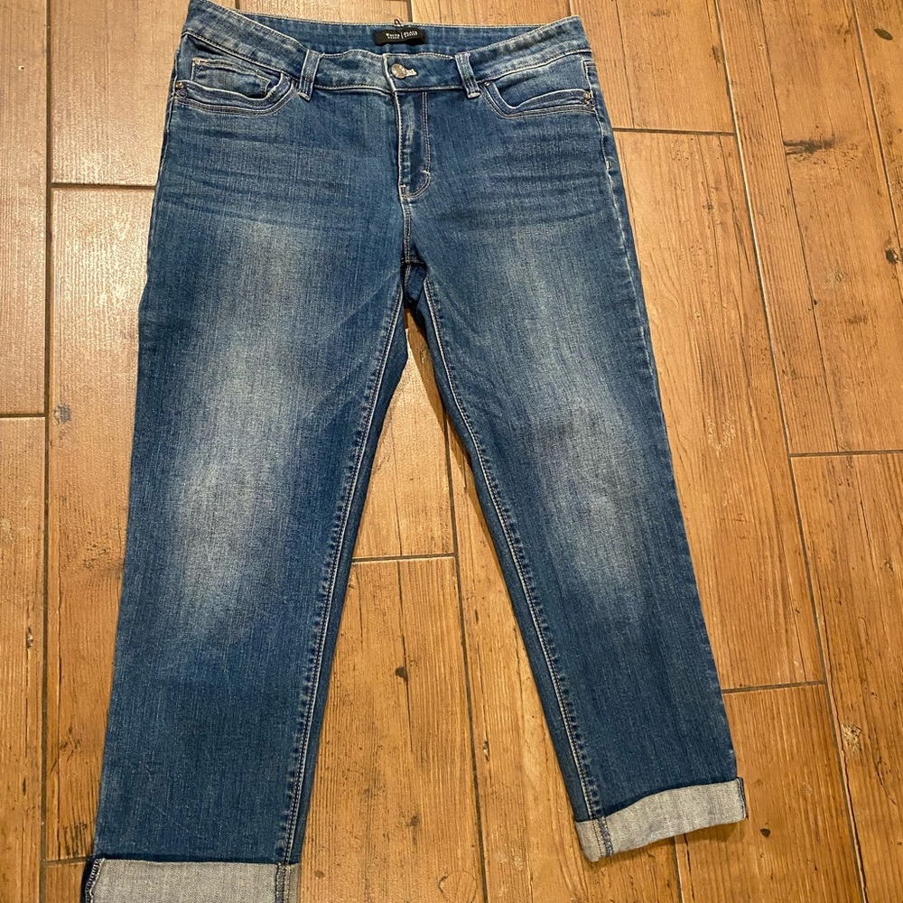 White House black market cropped jeans